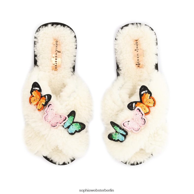 Sophia Webster Gigi-Slipper aus Lammfell Frauen F6T6HR134 Schuhwerk