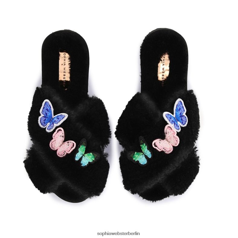 Sophia Webster Gigi-Slipper aus Lammfell Frauen F6T6HR141 Schuhwerk