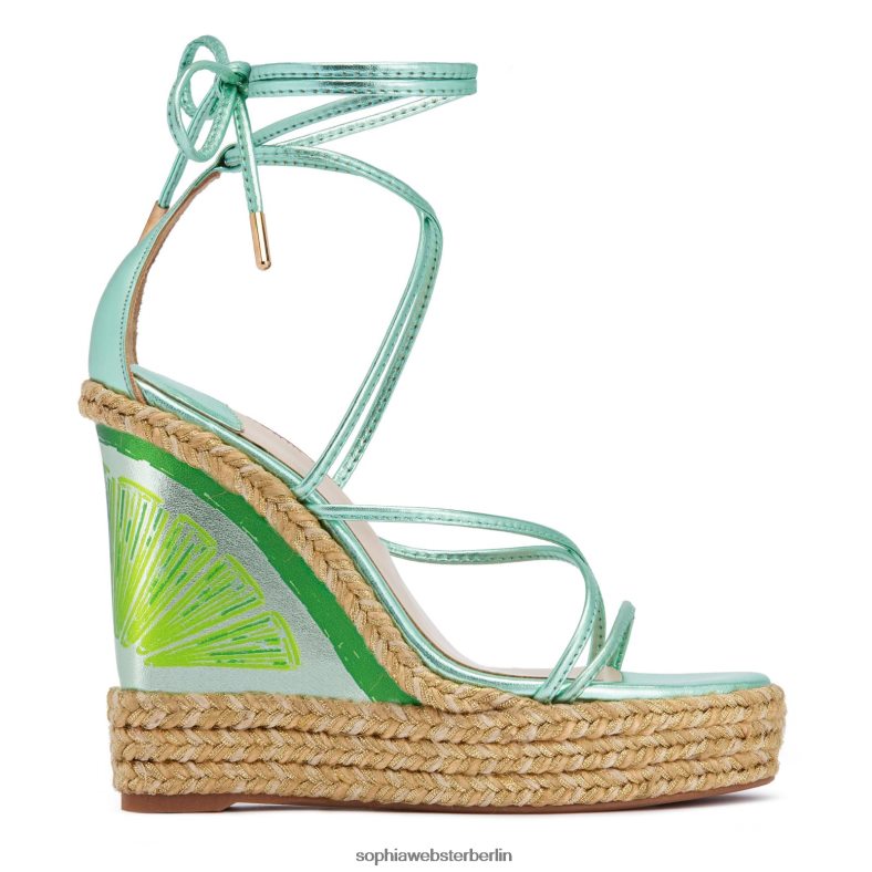 Sophia Webster Mimi Lime Espadrille Frauen F6T6HR108 Schuhwerk