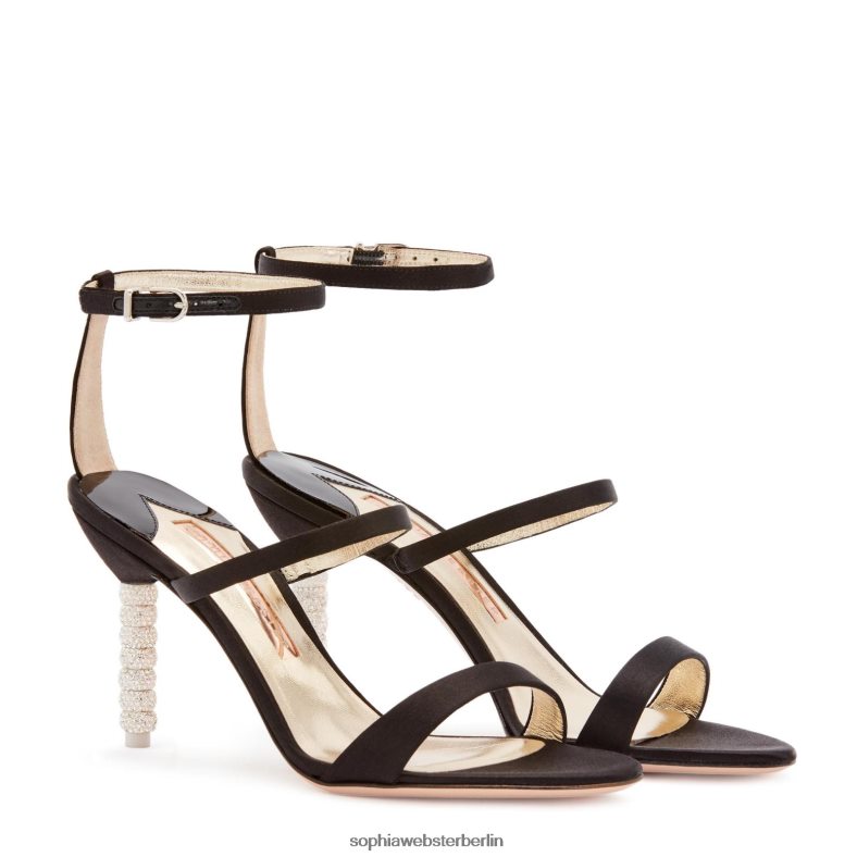 Sophia Webster Mittelhohe Sandale aus Rosalind-Kristall Frauen F6T6HR53 Schuhwerk