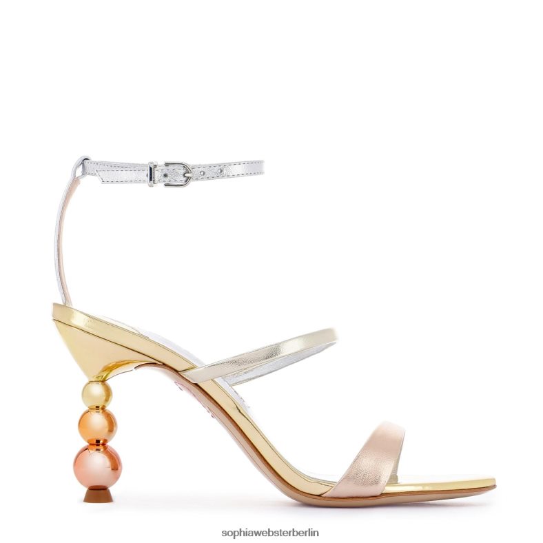Sophia Webster Rosalind Pearl Mid Sandale Frauen F6T6HR18 Schuhwerk