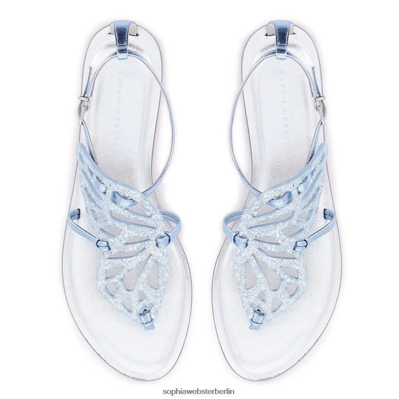 Sophia Webster Flache Schmetterlings-Sandale Frauen F6T6HR33 Schuhwerk