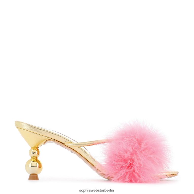 Sophia Webster Delicia Marabou Mid Mule Frauen F6T6HR159 Schuhwerk