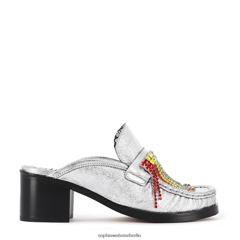 Sophia Webster Kultige Mule mit Kristallfransen Frauen F6T6HR166 Schuhwerk